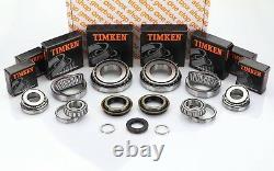 M32 Gearbox Bearing Rebuild Kit Repair Timken 8 Bearings 4 Joints (25 MM Inlet)