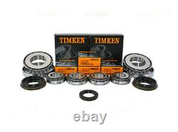 M32/m20 Gearbox Bearing Rebuild Kit Timken 6 Bearings 4 Joints (25 MM Inlet)