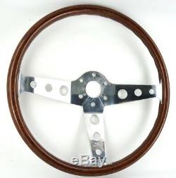 Original Peretti 390mm Contour Wooden Steering Wheel Beautiful! Alfa Romeo Fiat. 7th