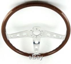Original Peretti 390mm Contour Wooden Steering Wheel Beautiful! Alfa Romeo Fiat. 7th