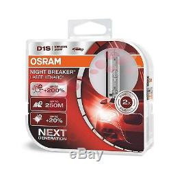 Osram 66140xnl-hcb Xenarc Night Breaker Laser D1s Headlamp Bulbs (2 Lamps)