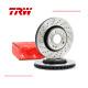 Pair (2) Front Brake Discs Trw Suitable For Alfa Romeo Mito Fiat Lancia