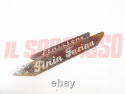 Pininfarina Finish Emblem Logo Original Fiat Lancia Alfa Romeo Ferrari