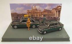 Rio Taxi Piazza S. Pietro Alfa Romeo 1900 And Fiat 110 Tv + 3 Personnages 1/43