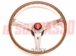 Steering Wheel Nardi Wood Fiat 500 595 Abarth 850 1000 TC Original