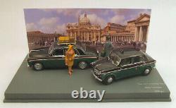 Taxi Piazza S. Pietro Alfa Romeo 1900 And Fiat 110 Tv + 3 Figure 143 Scale