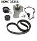 Timing Belt Kit With Water Pump Skf Vkmc 03316 Peugeot 3008 1.6 Hdi