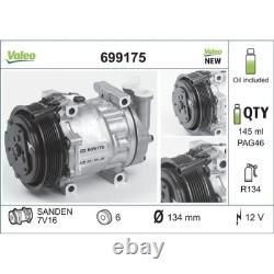 Valeo 699175 Air Conditioning Compressor Core-Flex for Alfa Romeo Fiat