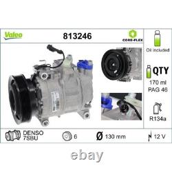 Valeo Air Conditioning Compressor 813246 Valeo Core-Flex for Alfa Romeo Fiat
