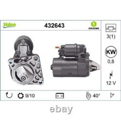 Valeo Starter 432643 Valeo Origins Original Technology for Alfa Romeo Fiat
