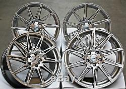 Wheels 18 Alloy Cruize Turbine Hyper Silver 5x108 Twisted Rays 18 Inches
