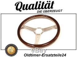 Wooden Wheel For Fiat Alfa Romeo Lancia Porsche And Vw Old Car