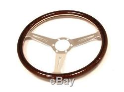Wooden Wheel For Fiat Alfa Romeo Lancia Porsche And Vw Old Car
