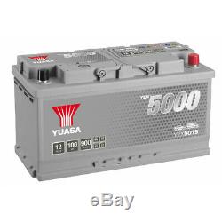 Yuasa Battery Silver Ybx5019 12v 100ah 353x175x190mm + Right