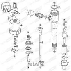 0445110614 Pour Fiat Lancia Alfa Romeo Peugeot 1.3 Injecteur 0986435249