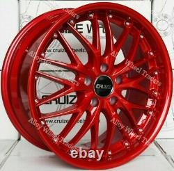 18 Candy 190 Roues Alliage Pour Cadilac BLS Fiat 500x Croma Saab 9-3 9-5 5x110