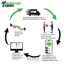 4x 0445110243 Bosch Alfa Romeo Fiat Opel Astra H 1.9 CDTI 55198218