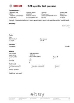 4x Injecteur Injektor Alfa Romeo Fiat Opel 1,9 CDTI 0445110276 55200259