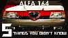 5 Things You Didn T Know About The Alfa Romeo 164