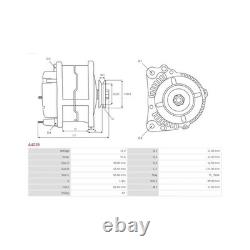 AS-PL Alternateur A4039 pour ALFA ROMEO FIAT LANCIA SEAT IVECO 038520131A