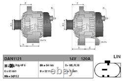 Alternateur DENSO entre autres pour ALFA ROMEO, FIAT, JEEP Alternateur DENSO entre autres pour ALFA ROMEO, FIAT, JEEP