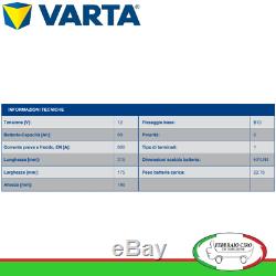 Batterie Voiture Varta F21 AGM 80ah 800a 12v Start&stop 580901080 315x175x190