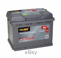 Batterie démarrage voiture Fulmen FA640 12v 64ah 640A haut de gamme