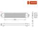Charge Air Cooler Denso Dit09122 For Alfa Romeo, Fiat
