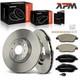 Disques De Frein+plaquettes Avant &Oslash;281mm Pour Fiat Bravo Ii Alfa Romeo Mito