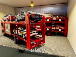 ENSEMBLE CAMION FIAT 673 N + 3 ALFA ROMEO GTV Tour de Corse 1/43