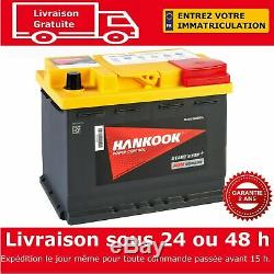 Hankook 12V 60Ah AGM Start Stop Batterie de Démarrage Pour Voiture 242x174x190mm