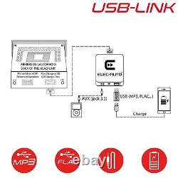 Interface USB MP3 FLAC Auxiliaire pour Voiture Alfa Romeo Fiat Lancia Cha