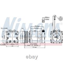 NISSENS FIRST FIT Klimakompressor SD7H15 pour ALFA ROMEO 164 FIAT