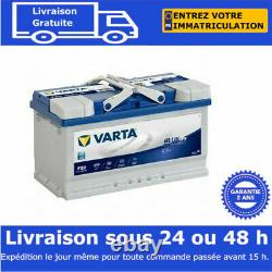 Varta F22 EFB Start Stop Batterie de Voiture 12V 80Ah 315x175x190 580500073