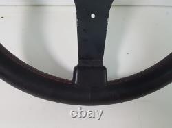 Volant Sportif OBA Alfa Romeo Spider Fiat 131 Ritmo Abarth Fulvia 37 Cm Cuir
