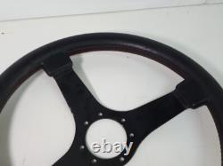 Volant Sportif OBA Alfa Romeo Spider Fiat 131 Ritmo Abarth Fulvia 37 Cm Cuir